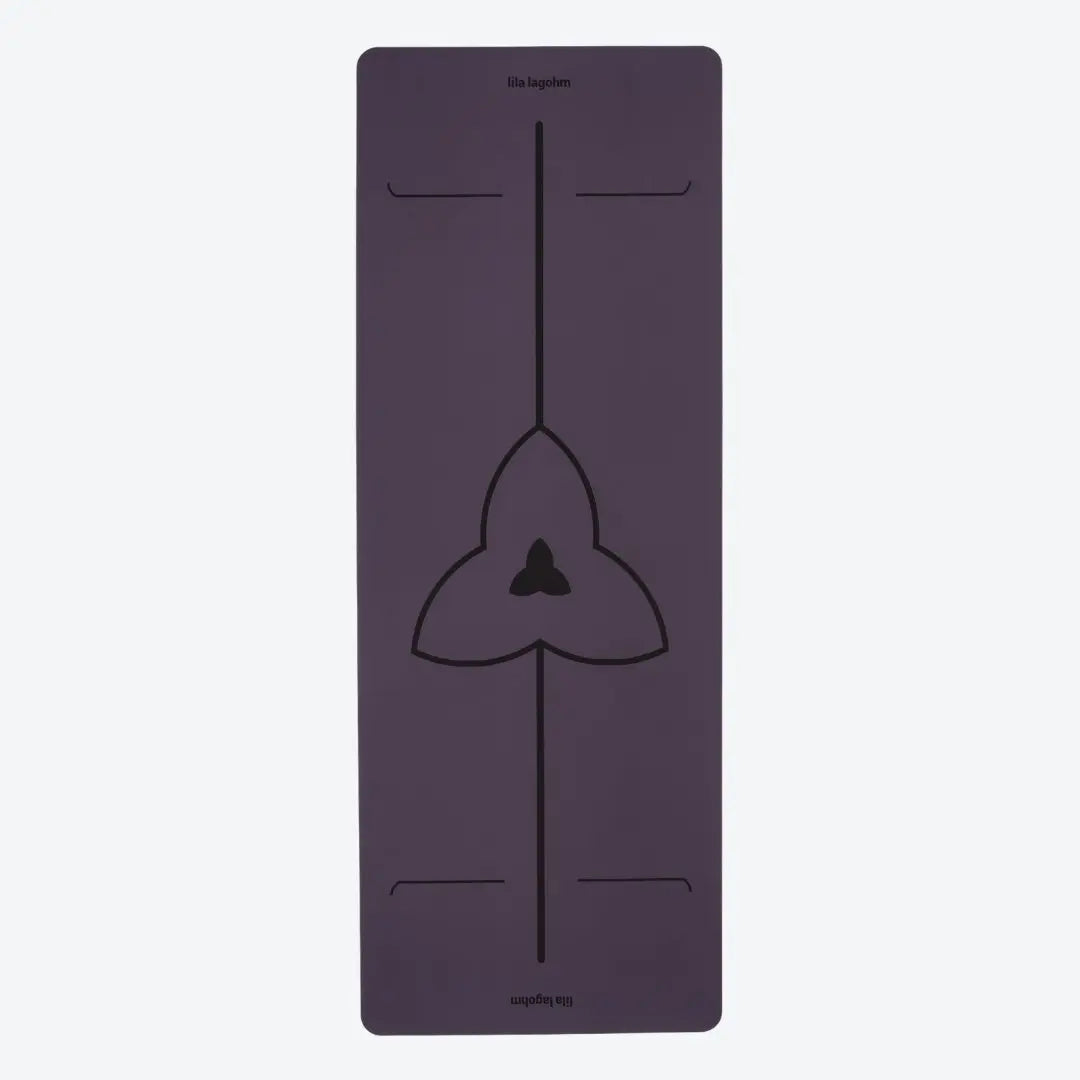 Ekologisk Yogamatta Lagohm Trinity™ 4mm - Lila Lagohm